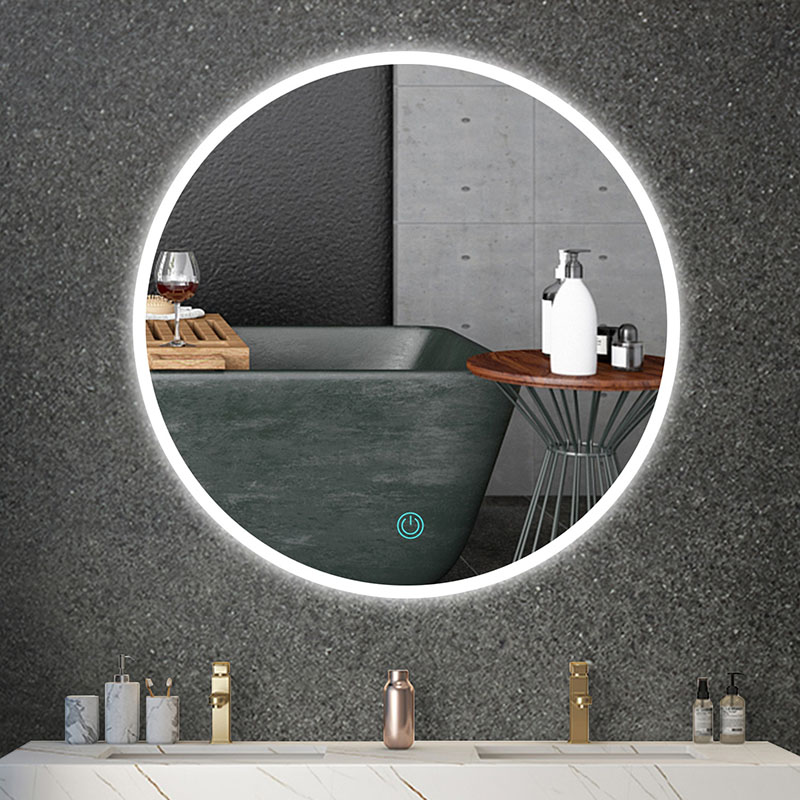 Quali sono le funzioni e le caratteristiche dello specchio da bagno LED rotondo con un solo tocco?